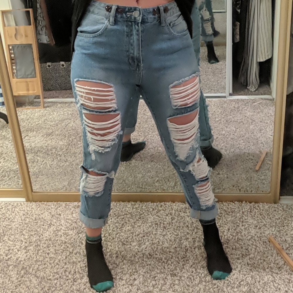 Fashion Ripped Jeans